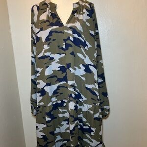 Banana Republic Camouflage Patterned Dress